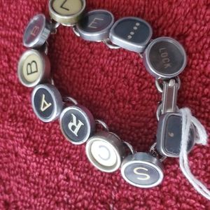 Boutique gorgeous handmade bracelet typewrite keys so cool clasp …
